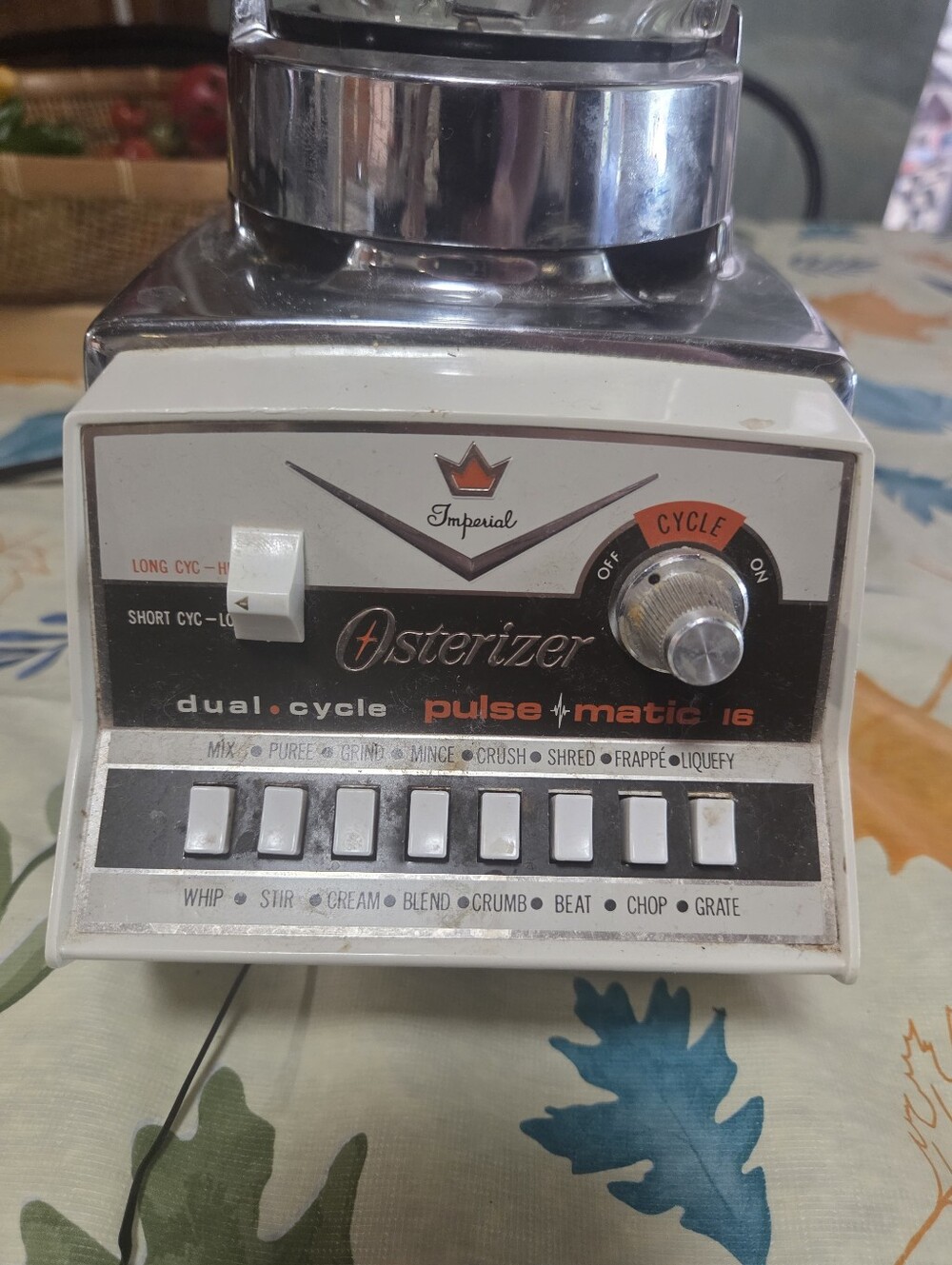 Classic Chrome Countertop Blender - Imperial Osterizer. - Picture 2 of 4